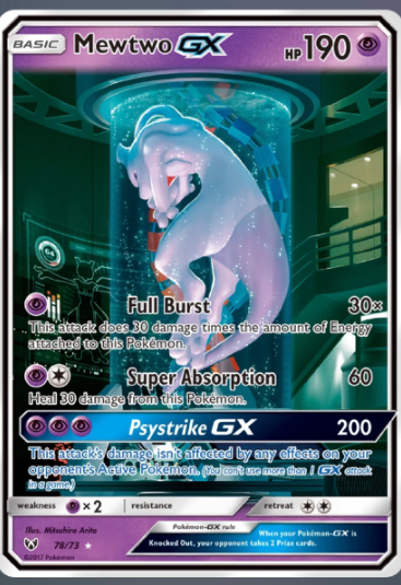 Mewtwo Gx - Shining Legends