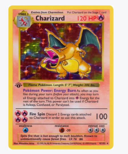 Charizard Base Set 4/102